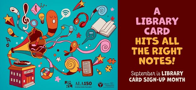 Library Card Sign up month