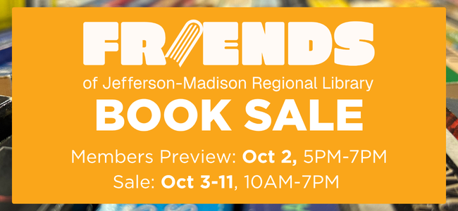 Friends of JMRL book sale