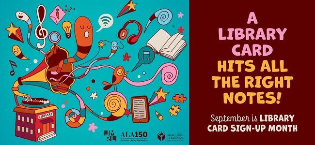 Library Card Sign up month